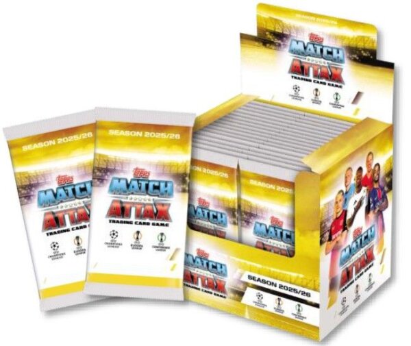 Match Attax 25/26 32er Display Champions League Europa League Sammelkarten