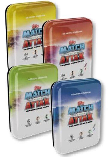 Match Attax 25/26 Mini Tin mit 29 Karten und 3 limitierten Champions League