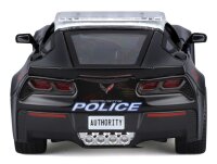 Chevrolet Corvette Z06 2015 Police Model Car 1/24 by Maisto