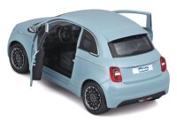 Fiat 500e 1/24 Blau Modellauto mit Öffnenden Türen und Steuerfunktion