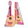 Klassische 6-Saiten Gitarre 75cm in Pink aus Holz mit Plektron und Gurt
