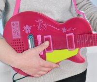 Rock Guitar with Microphone Amplifier and 5 Demo Songs for Young Musicians