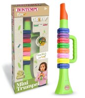 Trompete mit 8 farbigen Tasten 27cm für kreative...