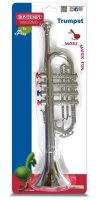 Trompete 37cm mit 4 farbigen Ventilen - Made in Italien...