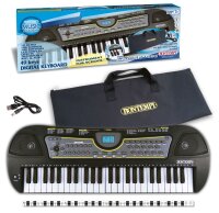 Digitales Keyboard 49 Tasten mit USB, 100 Sounds,...