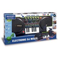 Bontempi DJ Mixer with Microphone 2 Scratch Pads Light and Sound Effects
