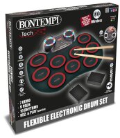 Flexibles elektronisches Schlagzeug mit 9 Pads und 10...
