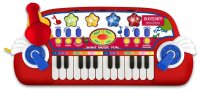 24-Key Electronic Keyboard with Microphone and Light Effects for Kids