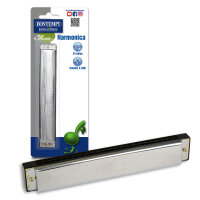 Mundharmonika 24 Töne 18cm aus Metall für...