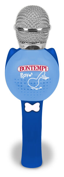 Blaues Karaoke Mikrofon für unvergessliche Gesangsmomente