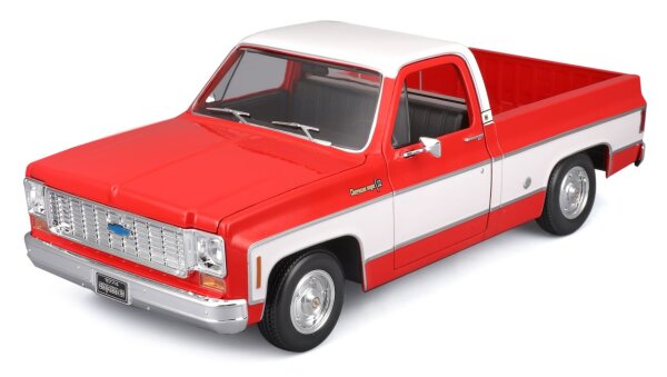 Chevrolet Cheyenne Super C10 1974 1/18 rot Modellauto von Maisto