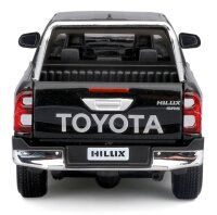 Maisto Toyota Hilux 1/24 schwarz lizenziertes Modellauto detailgetreu