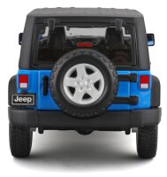 Maisto Jeep Wrangler Unlimited 2015 1/24 Modellauto blau...