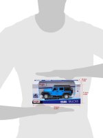 Maisto Jeep Wrangler Unlimited 2015 1/24 Model Car Blue Detailed