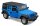 Maisto Jeep Wrangler Unlimited 2015 1/24 Model Car Blue Detailed