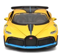 Bugatti Divo 1/24 Modellauto Gelb von Maisto lizenziert und detailgetreu