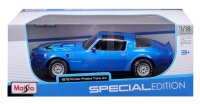 Maisto Pontiac Firebird Trans Am 1978 1/18 Modellauto blau, lizenziert und detailgetreu