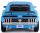Ford Mustang Mach 1 1970 1/18 Scale Model Car Blue by Maisto Licensed
