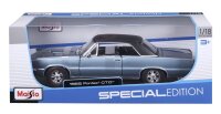 Pontiac GTO Hurst Edition 1965 Blue 1/18 Model Car by Maisto