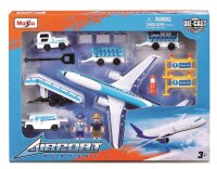 Cooles Flughafen-Spielset mit Flugzeug und viel...