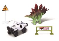 Dino Adventure Playset with Vehicle and Accessories -...
