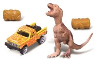 Dino Abenteuer Spielset mit Fahrzeug und Zubehör - Maisto Metallset