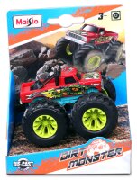 Maisto Dirt Monster Fahrzeuge aus Metall mit großen...