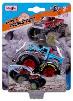 Maisto Dirt Monster Fahrzeuge aus Metall mit großen Reifen in bunten Farben