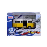 VW Samba Bus Modelle 10cm aus Metall in 4 Farben mit verschiedenen Details