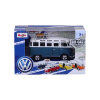 VW Samba Bus Modelle 10cm aus Metall in 4 Farben mit verschiedenen Details