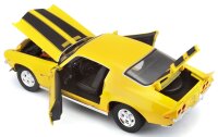 Chevrolet Camaro 1971 Gelb 1/18 Modellauto von Maisto lizenziert und detailgetreu
