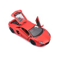 Lamborghini Aventador Orange 1/24 Modellauto von Maisto lizenziert und detailgetreu
