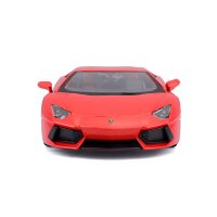 Lamborghini Aventador Orange 1/24 Modellauto von Maisto lizenziert und detailgetreu