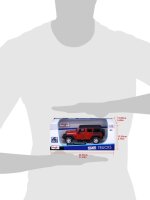 Maisto Jeep Wrangler Unlimited 2015 1/24 Model Car Orange Licensed