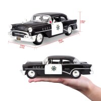 Buick Century 1955 1/24 Modellauto schwarz von Maisto lizenziert und detailgetreu