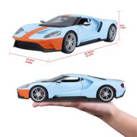 Ford GT 2017 Modellauto 1/18 orange/blau von Maisto...