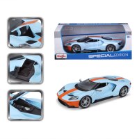 Ford GT 2017 Modellauto 1/18 orange/blau von Maisto detailgetreu lizenziert