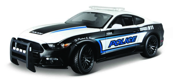 Ford Mustang 2015 GT Police 1/18 Modellauto von Maisto detailgetreu lizenziert