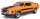 Ford Mustang Mach 1 1970 1/18 Orange Modellauto von Maisto lizenziert
