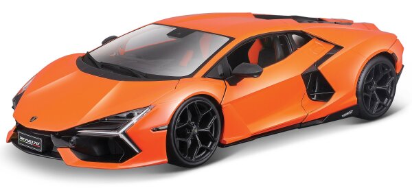 Lamborghini Revuelto 1/18 Orange Modellauto von Maisto lizenziert und detailgetreu