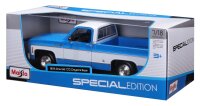 Chevrolet Cheyenne Super C10 1974 1/18 Model Car Blue by Maisto