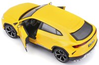 Lamborghini Urus Gelb 1/24 Modellauto von Maisto lizenziert und detailgetreu