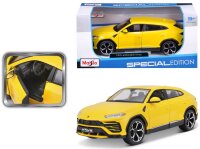 Lamborghini Urus Gelb 1/24 Modellauto von Maisto lizenziert und detailgetreu