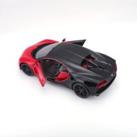 Bugatti Chiron Sport 1/24 rot Modellauto von Maisto detailgetreu lizenziert