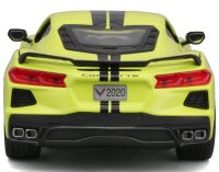 Chevrolet Corvette Stingray Coupe 2020 Yellow 1/24 Model...