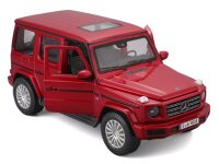 Mercedes-Benz G-Klasse 2019 1/24 rot Modellauto von Maisto lizenziert und detailgetreu
