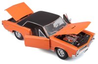 Pontiac GTO Hurst Edition 1965 Orange 1/18 Model Car by Maisto