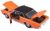 Pontiac GTO Hurst Edition 1965 Orange 1/18 Model Car by Maisto