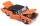 Pontiac GTO Hurst Edition 1965 Orange 1/18 Model Car by Maisto