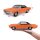 Pontiac GTO Hurst Edition 1965 Orange 1/18 Model Car by Maisto